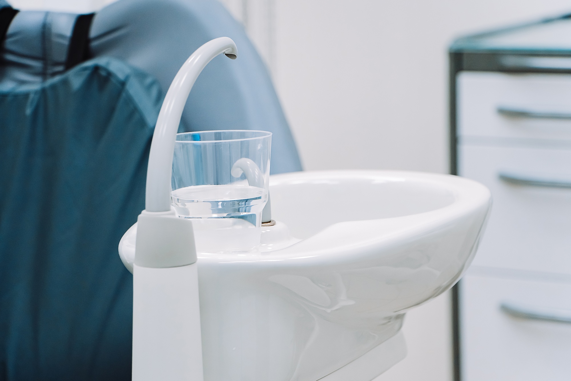 Close-up of dental equipment in dentistry clinic.